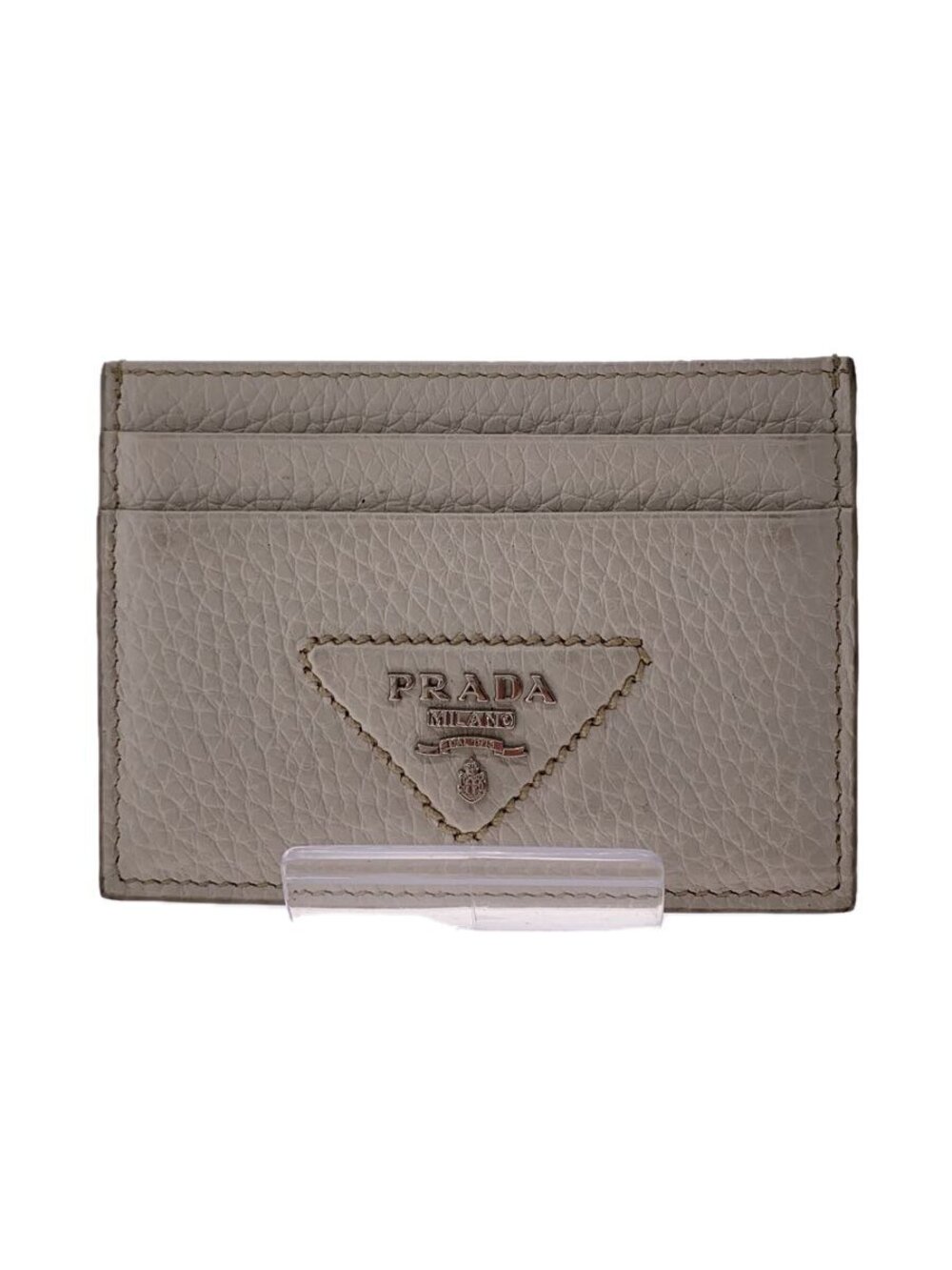Prada Card Case Wallet Leather IVO